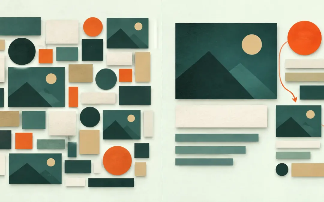 What Visual Hierarchy Does Before a Visitor Starts Reading